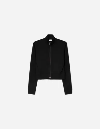 Sudadera de cuello alto con cremallera