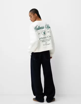 Sudadera estampada