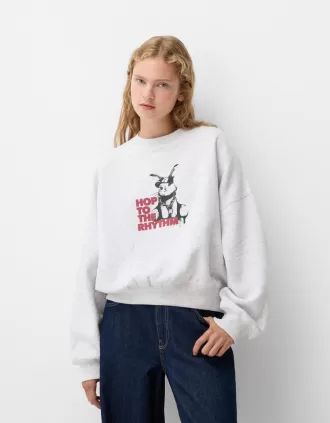 Sudadera estampada