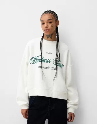 Sudadera estampada