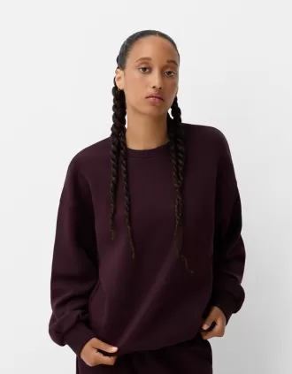 Sudadera oversize con bolsillos laterales