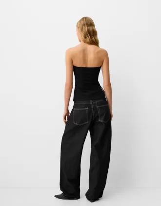 Top bandeau con pedrería