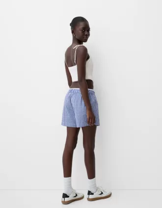Top corsé de jacquard
