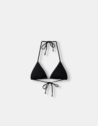 Top de bikini con tirantes finos