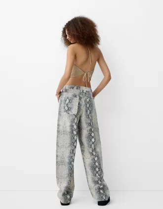 Top halter brillante