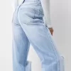 Vaqueros anchos estilo años 90 con rotos