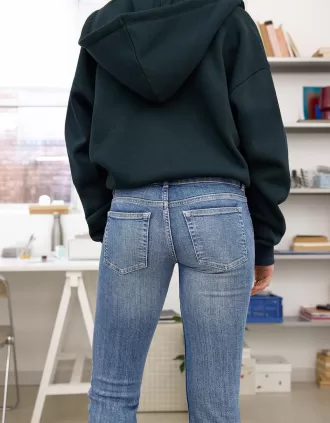 Vaqueros bootcut de talle bajo