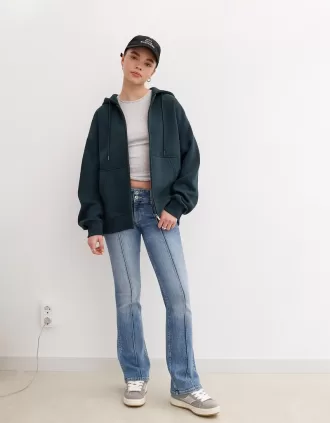 Vaqueros bootcut de talle bajo