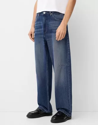 Vaqueros holgados bordados