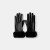 guantes de piel sintética