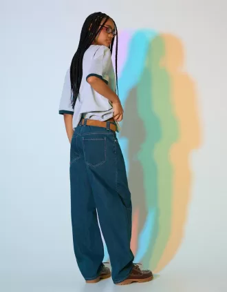 jeans holgados barril
