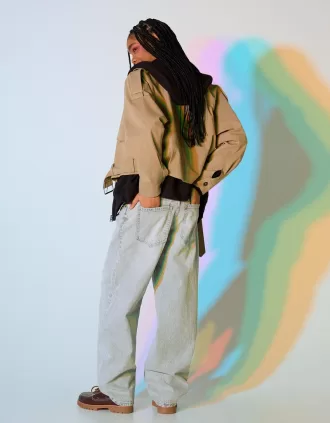 jeans holgados barril