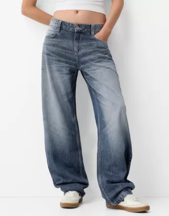 jeans holgados barril