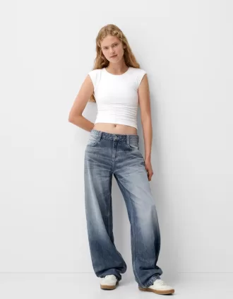 jeans holgados barril