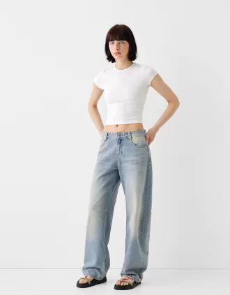 jeans holgados barril