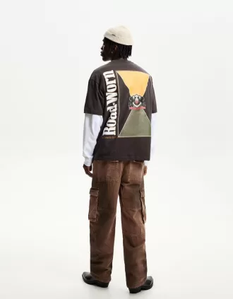 pantalones cargo holgados