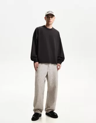 pantalones con corte globo