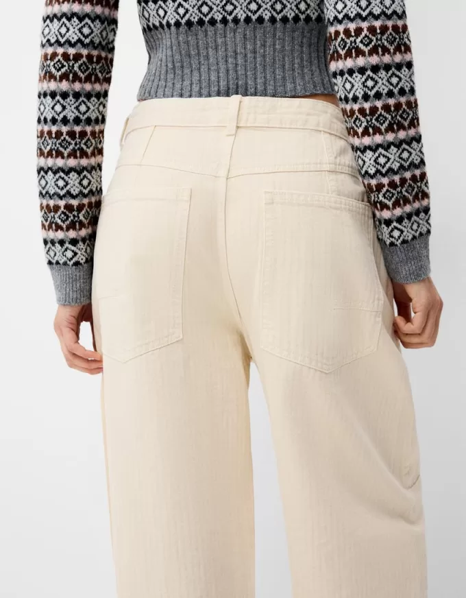 pantalones de carpintero de sarga