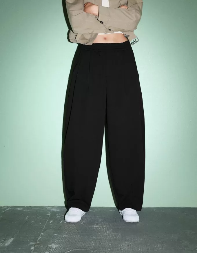 pantalones de chándal barril