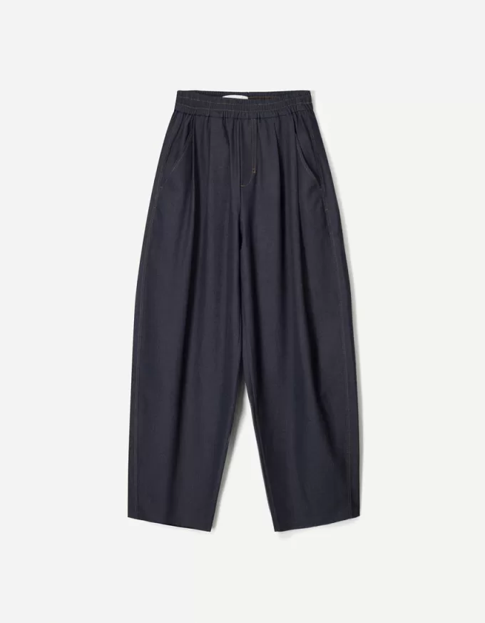 pantalones de chándal barril