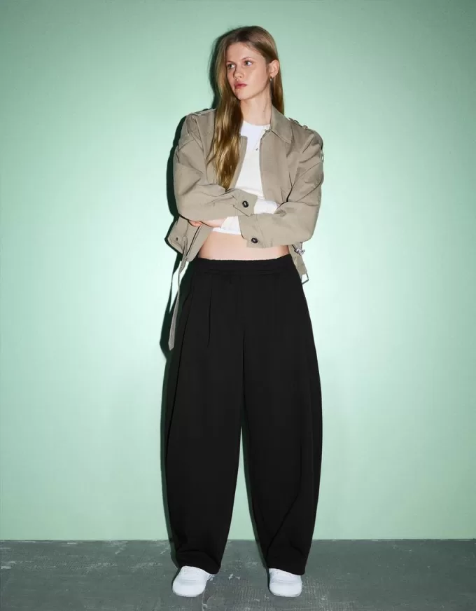 pantalones de chándal barril
