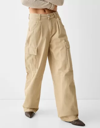 pantalones skater cargo de sarga