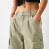pantalones skater cargo de sarga