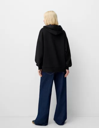 sudadera con capucha de piel de hombre