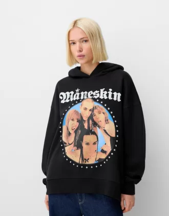 sudadera con capucha de piel de hombre