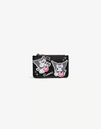 tarjetero con estampado Kuromi